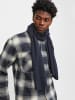 Jack & Jones Breiter Strick Schal Winter Halstuch JACDNA in Blau-2