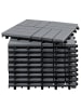 home24 Terrassenfliese Temai 33er-Set Typ B in Grau