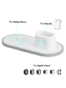 Wisam 2Pace® 3 in 1 QI Charger 10W Ladegerät Ladestation für Apple Watch iPhone 12
