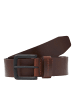 Jack & Jones Legerer Echtleder Gürtel Klassischer Leather Belt JACROMA in Braun