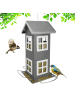 relaxdays Vogelhaus in Grau - (B)12 x (H)26 x (T)12 cm