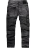 REPUBLIX Sweatpants in Denim Optik DAWSON in Schwarz