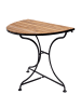 Butlers Wandtisch PARKLIFE halbrund in Schwarz