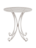 Beliani Runder Tisch CILENTO in Grau - (W) 71 x (H) 75 x (L) 71 cm