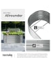 tectake Gartenbeet verzinkt 200x100x80 cm, 1257 Liter, wetterfest