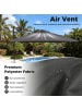 COSTWAY Sonnenschirm 300 x 200 cm in Anthrazit
