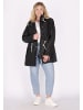Schmuddelwedda Damen Regenmantel in Schwarz