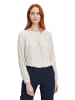 Betty Barclay Langarm-Bluse mit Rundhalsausschnitt in Grau Beige