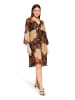 CARTOON Tunikakleid mit Muster in Camel/Braun