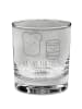 Mr. & Mrs. Panda Whiskeyglas Toast Marmelade mit Spruch in Transparent