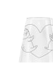 Mr. & Mrs. Panda Weinglas Faultiere Herz ohne Spruch in Transparent