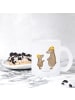 Mr. & Mrs. Panda Tasse Bären mit Hut ohne Spruch in Transparent