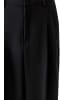 Oui Bundfaltenhose in black