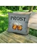 JACK Outdoor Dekokissen Motiv 50x50cm Prost in Grau