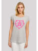 F4NT4STIC T-Shirt Unabhängige Frau Not Your Babe Frauentag in grau meliert
