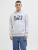 Jack & Jones Kapuzenpullover in White Melange