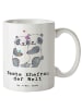 Mr. & Mrs. Panda XL Tasse Panda Beste Ehefrau der Welt mit Spruch in Weiß