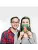 Mr. & Mrs. Panda Postkarte Axolotl Niedlich Design ohne Spruch in Weiß