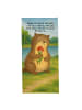 Mr. & Mrs. Panda Saunatuch Otter Blumenstrauß Design mit Spruch in Grau Pastell