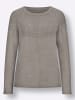 WITT WEIDEN Ajour-Pullover in taupe-meliert