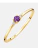 Diamant L'éternel Ring aus 375 Gelbgold mit Amethyst
