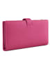 Lazarotti Bologna Leather Geldbörse Leder 20 cm hot pink