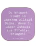 Mr. & Mrs. Panda Untersetzer Glas Spruch Glanz Putzfrau mit Spruch in Lavendeltraum