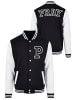 Mister Tee Mister Tee Herren Pray College Jacket in blk/wht