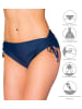 Aquarti Aquarti Damen Bikinihose mit Raffung und Schnüren in dunkelblau