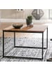 KADIMA DESIGN Couchtisch Industrial, Akazienholz & Eisengestell, Handgefertigt