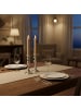 relaxdays 6 x LED Stabkerzen in Mocha Mousse