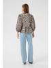 Karen By Simonsen Langarm-Bluse KBUlrike Feminine in Ulrike print - Simply taupe