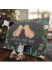 Mr. & Mrs. Panda Tee Adventskalender Capybara Liebe mit Spruch in Kreidetafel