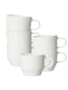 Ritzenhoff & Breker 6er Set Kaffeetassen Kelly in Weiß 225 ml in weiß