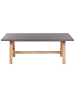 Beliani 5-tlg Gartentisch Set TONNARE in Grau/Braun