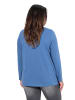 Ulla Popken Shirt in denimblau