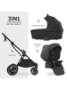 Hauck Kombi-Kinderwagen Vision X Duoset Silver in schwarz