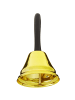 tectake Vielseitig einsetzbare Handglocke, gold