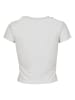 Urban Classics Urban Classics Damen Ladies Stretch Jersey Cropped Tee in white