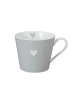 Krasilnikoff Happy Cup Tasse Colorful Heart in grey
