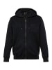 JP1880 Sweatjacke in schwarz