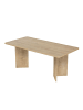 CALICOSY Esstisch LORAN in Eiche - (W) 180  x (H) 75  x (L) 90  cm