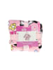 Disney Minnie Mouse Disney Minnie Mouse Kapuzendecke Fleece Kuscheldecke mit Kapuze in Rosa