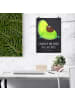 Mr. & Mrs. Panda Bild Avocado Schwangerschaft mit Spruch in Kreidetafel