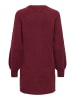 ONLY Strickkleid in Cabernet