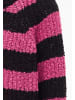 Libbi Damen Sweater in Schwarz Pink