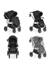 Cangaroo Kombikinderwagen Unique 3 in 1 in schwarz