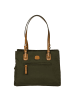 BRIC`s X-Bag - Shopper M 32 cm (tropical camouflage) in olive