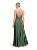 Vera Mont Abendkleid mit Wasserfallausschnitt in Light Aventurine
