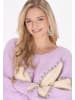 IZIA Damen Pullover in Lavender Creme